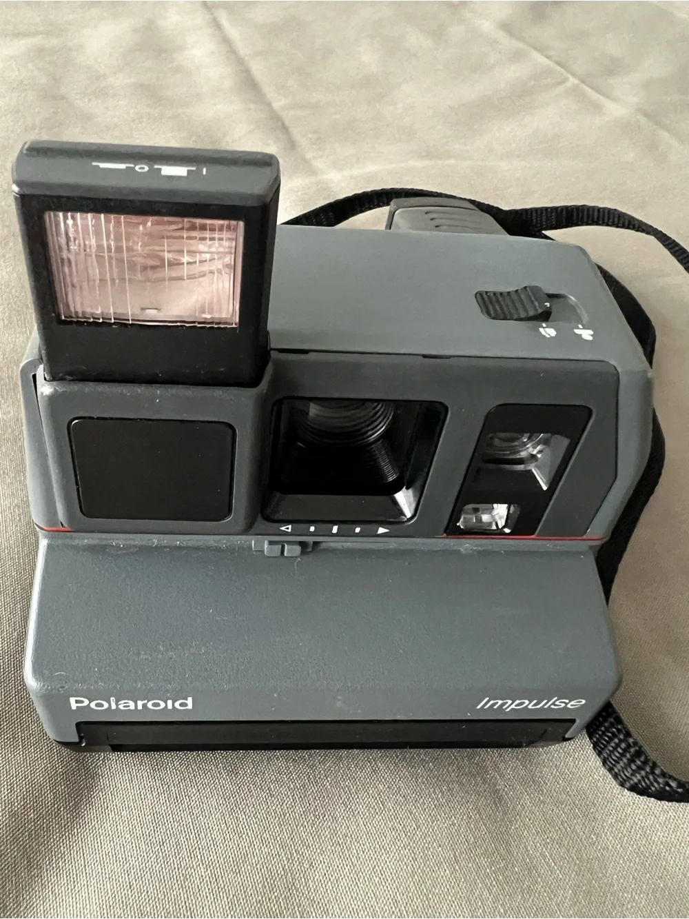 Vintage Polaroid Impulse 600 Plus Film Camera with Strap